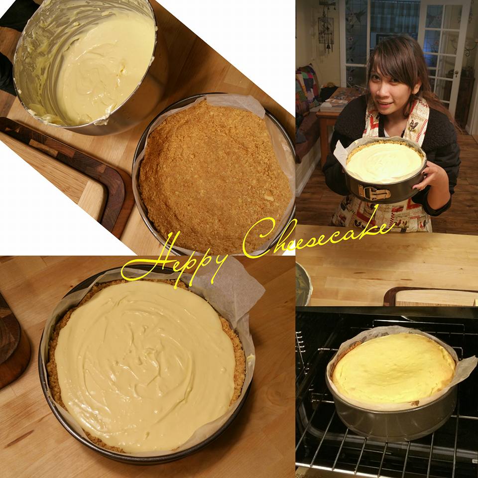 sebelum masuk oven Classic New York Bake Cheese Cake by Heppy Kusuma Eller