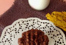 Low Sugar & Carb - Gluten Free Chocolate Oatmeal Cookies by Penni Puspa Rahayu