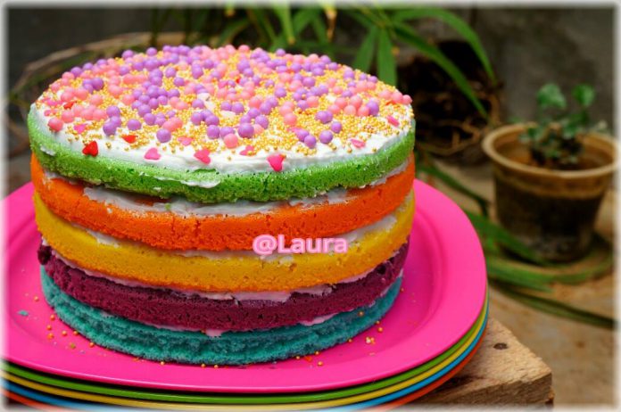 Rainbow Cake by Laura Radit