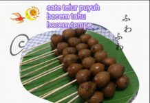 Bacem Tempe Tahu dan Telur Puyuh by Crisvi Vicko