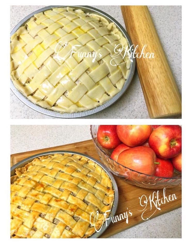 Apple Pie ala Funny's Kitchen by Fani Valenzuela - kreasi pie, olahan buah, olahan pie, resep pie