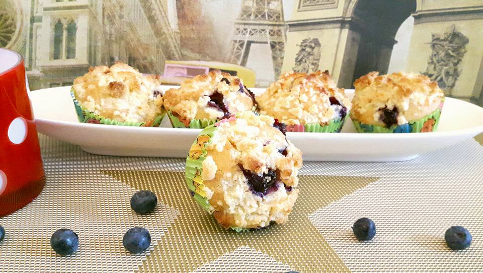 Blueberry Streusel Muffin by Desy Stockl