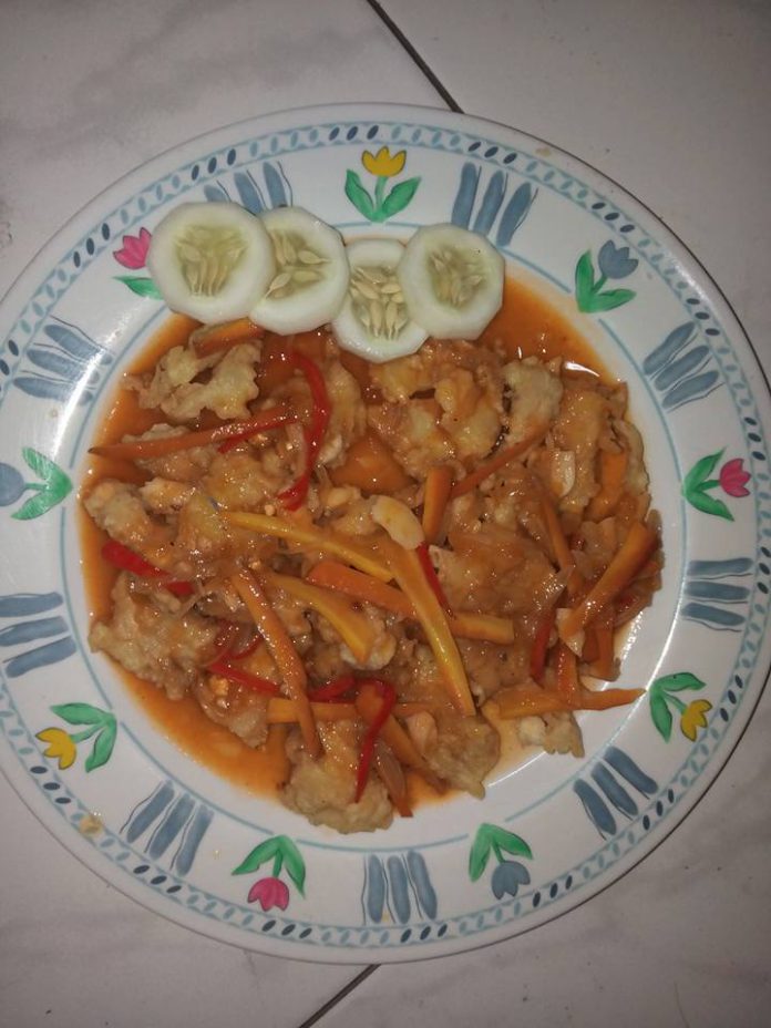 Jamur Tiram Crispy Asam Manis by Kris Widiastoto