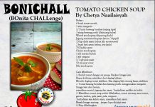 Tomato Chicken Soup By Chetya Naailaisyah
