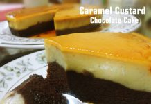 Caramel Custard Chocolate Cake by Dwi SR