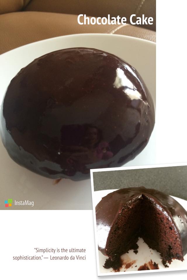 Mini Chocolate Cake Glazzy by Entin Sutini