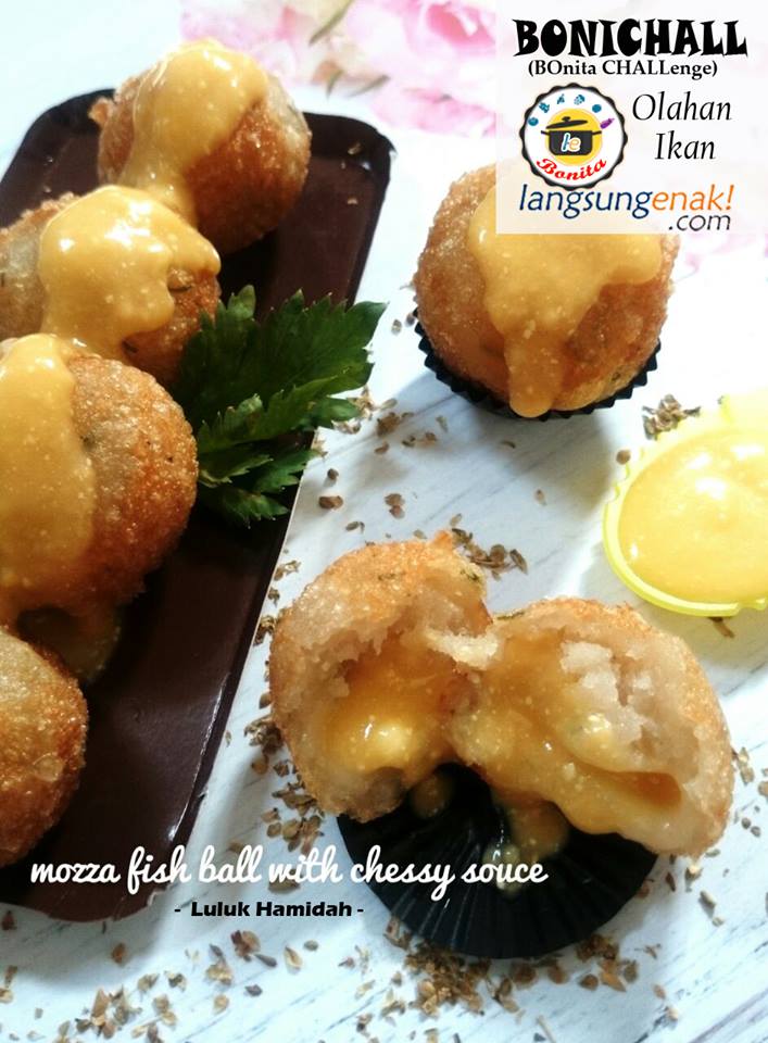 Mozza Fishball with Chessy Souce by Luluk Hamidah