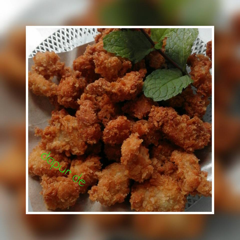 resep Ayam Popcorn by Dewi Apriyani