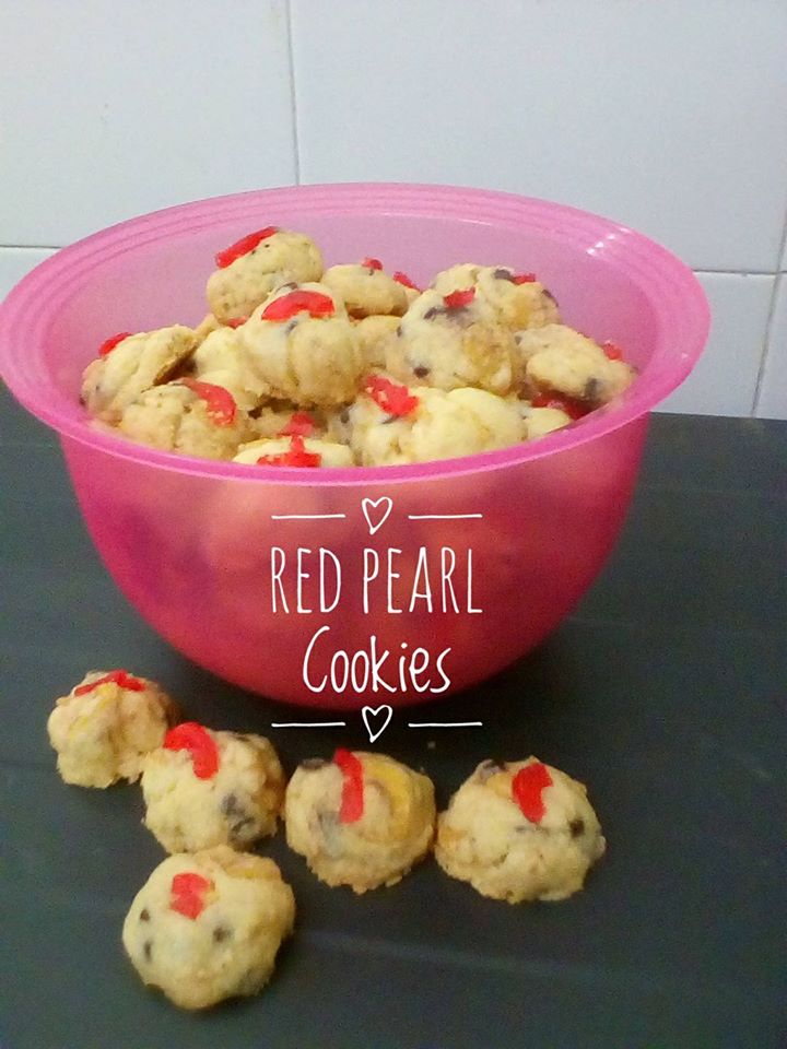 Red Pearl Cookies by Fatiha SaFali