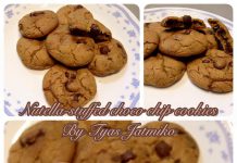 Nutella-stuffed choco chip Cookies by Cendika Destyawan Jatmiko