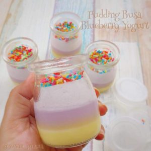 Pudding Busa Blueberry Yogurt By Susana Gracia - komunitas langsung enak, komunitas langsungenak, Langsung enak, langsungenak, Puding, puding busa, Puding busa blueberry yogurt, resep, Resep langsung enak, resep langsungenak, resep pudding, resep puding, resep puding kekinian