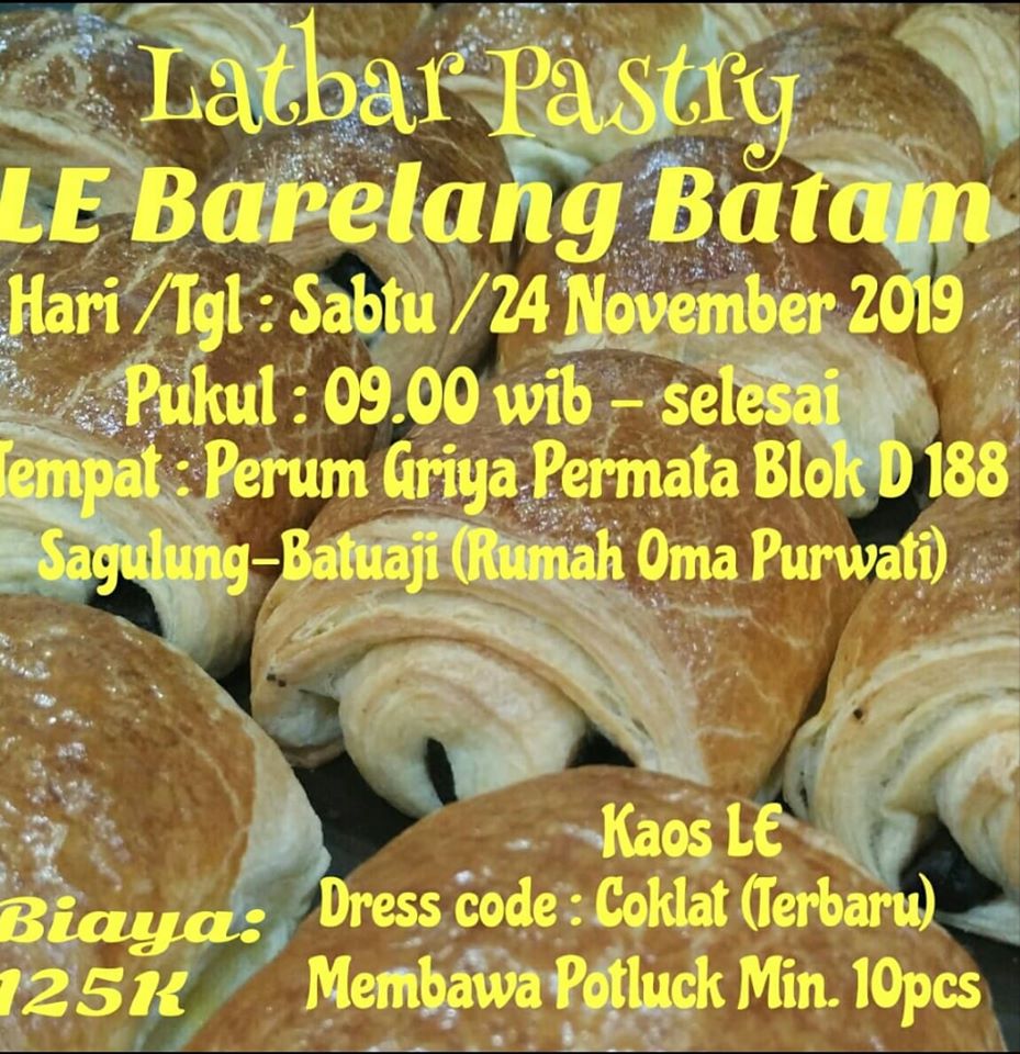 LATBAR LE BARELANG BATAM aneka pastry