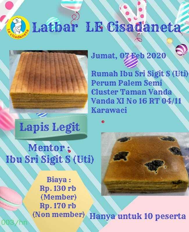 LATBAR LANGSUNGENAK CISADANETA tema Lapis Legit
