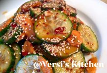 Korean Cucumber Kimchi by Sisca T Cole