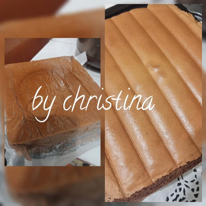 Ogura coklat cake by Christina