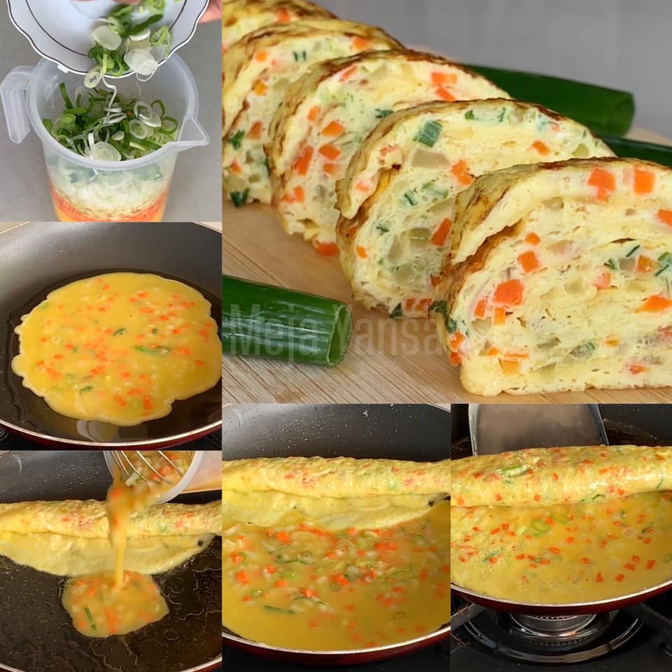  Resep  Telur  Dadar  Tamagoyaki Jepang  ala Korea by Dicky 