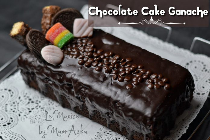 CHOCOLATE CAKE GANACHE 3 TELUR by Heni Fuji Astuti