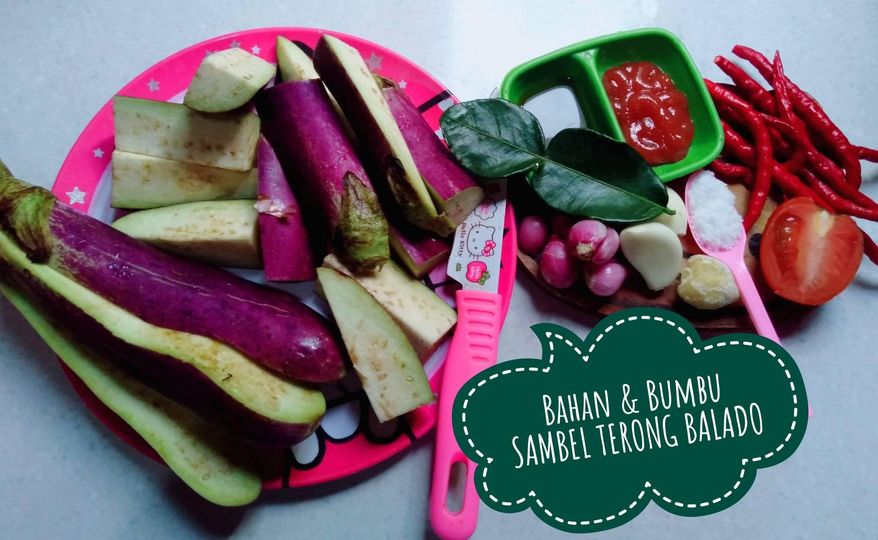 bahan how to cook Sambel Terong Balado by Annansya Aina