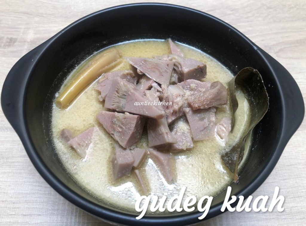belajar masakan Jawa Gudeg kuah khas Banjarnegara by Auntiec