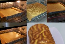 how to baking Tiger Roll Cake by Rina M