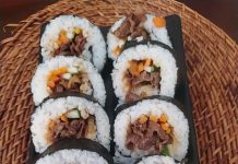 Sushi beef teriyaki ala Nita Andriani