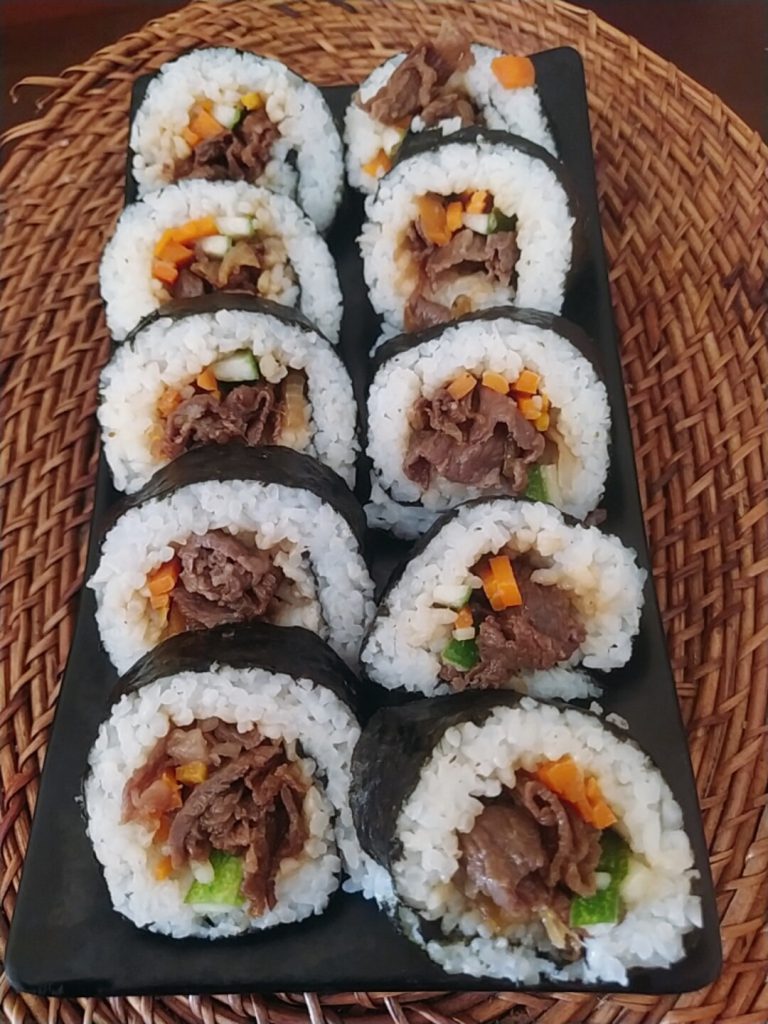 Sushi beef teriyaki ala Nita Andriani