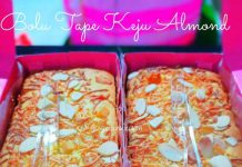 Bolu Tape Keju Almond by Endang Cukitri