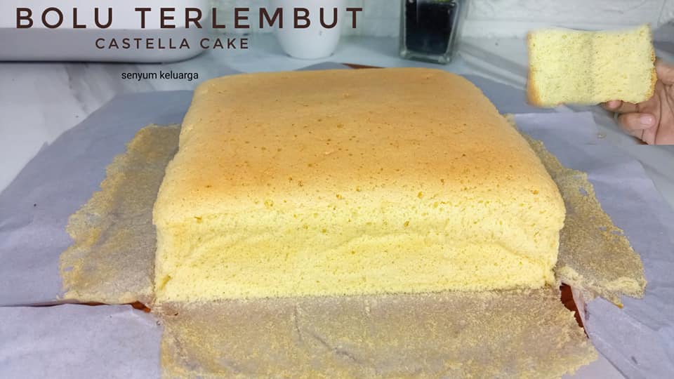 Bolu terlembut tanpa pengembang / castella cake by Fatiha 1