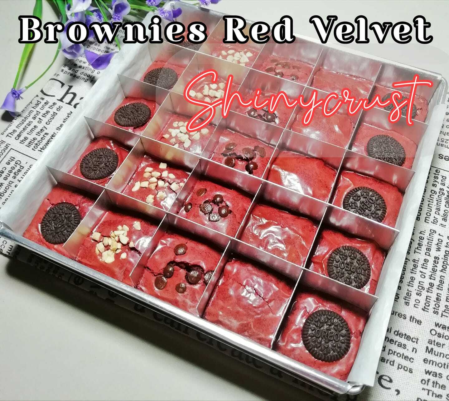 Brownies Red Velvet Shinycrust by Amy ReRe