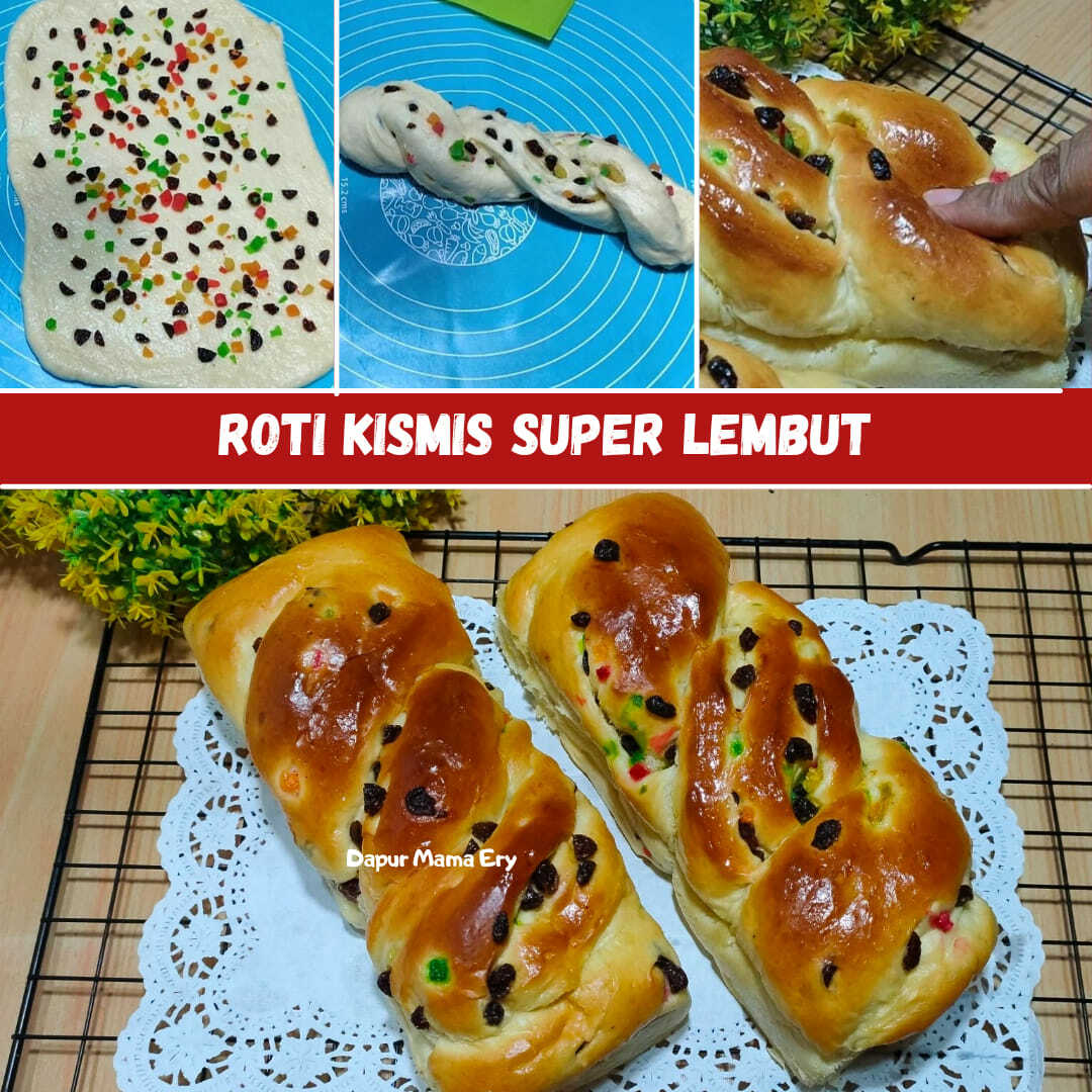 Resep Roti Kismis Super Lembut by Hery Kurniati