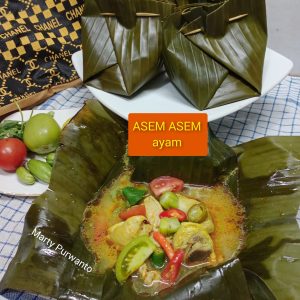 Menu hari ini ASEM ASEM AYAM by Marty Purwanto - masakan tradisional