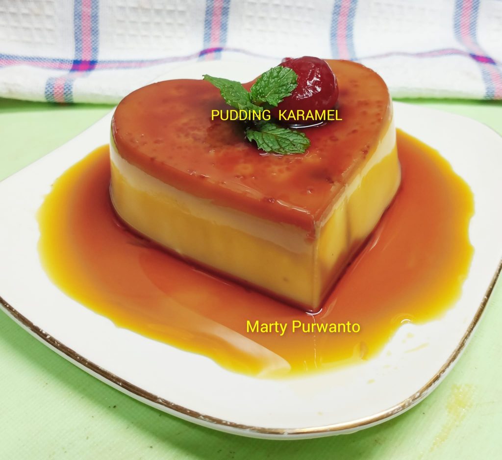 cara membuat PUDDING KARAMEL by Marty Purwanto - langsungenak.com