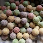 Onde-Onde with Sesame Seeds and Mung Bean Filling 4