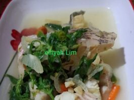 masak enak Ikan kakap segar rebus gurih